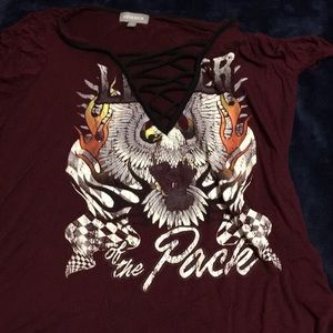 Lovesick deep-V t-shirt